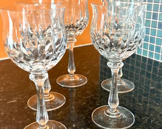 Vintage - Mikasa Normandy Crystal Wine Glasses