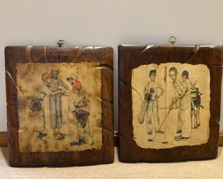 Norman Rockwell wall hangings