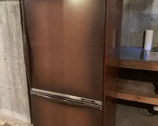 Basement refrigerator (outside)