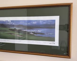 Pebble Beach golf  lithographs