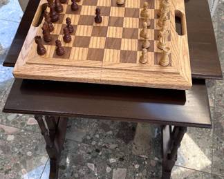 Wood chess set