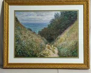 Claude Monet Road at La Cavée, Pourville 1882