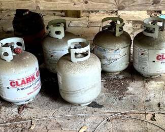 Some of these have gas in them still.