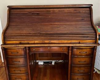 Edwardian rolltop desk located in Columbus, appt needed.
