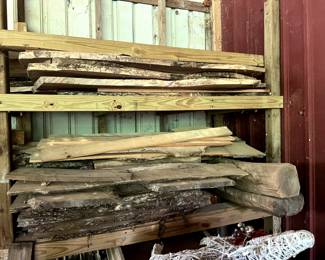 This cedar has been milled into boards but still has the bark on. Varying lengths and widths. Beautiful to work with.