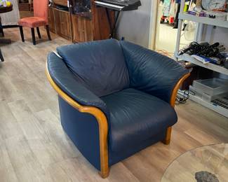 Blue retro chair