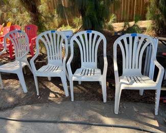 Plastic chairs