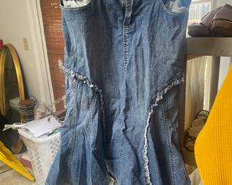 Jean skirts
