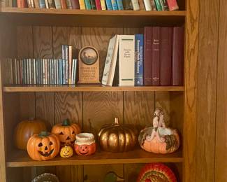 Fall decor, books