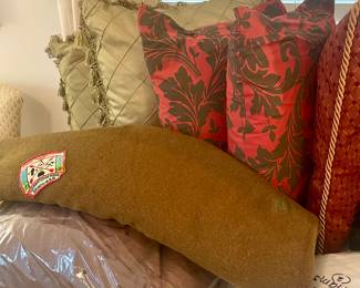 Pillows, blankets