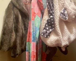 Fur coat, costumes