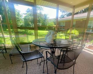 Wrought iron set