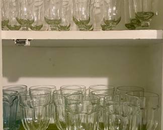 Lots of stemware