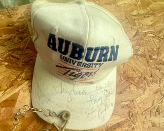 Signed Auburn hat