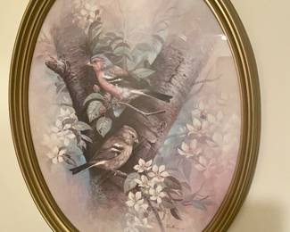 Framed bird pic