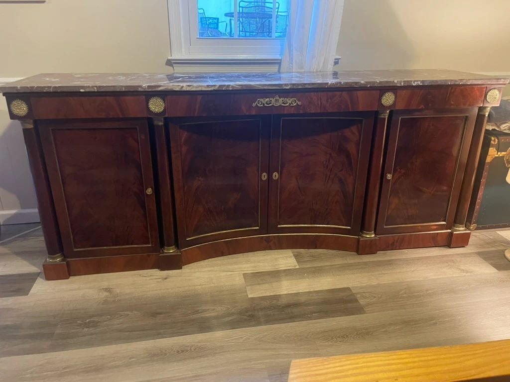 Imposing French buffet