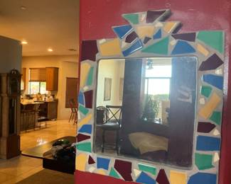 Tiled mirror $40
