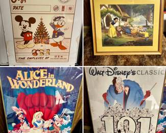 Framed Disney Posters