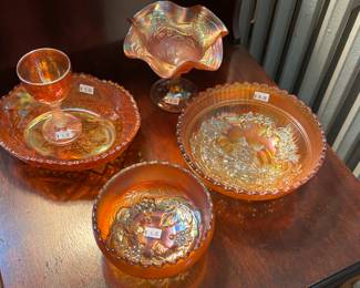 Antique Glass Dishes 