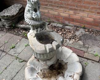 Cement Fountain
