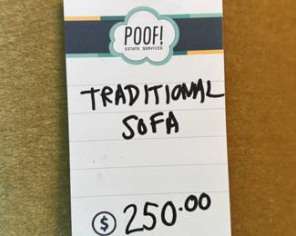 Traditional Sofa 