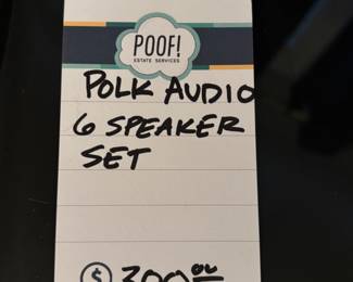 Polk audio 6 Speaker Set 