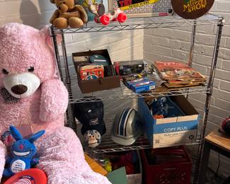 Storage Shelves, Misc Items 