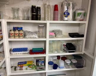 Storage Shelves, Misc Items 