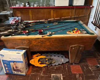 Fishing Poles, Mini Pool Table