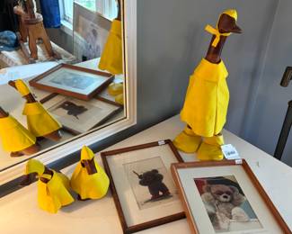 Frames, Rainy Wooden Duck Family 