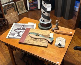 Wooden Table, Bose 501 Series V Speaker Set