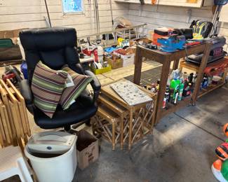 Nesting Table, Office Chair