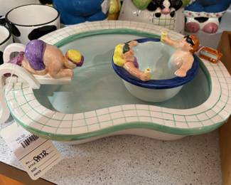 Lotus Chip and Dip Bowl
