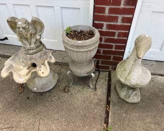 Cement Planters and Decor