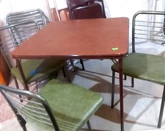 Folding Table And Chairs