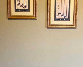 GolfInspired Framed Art and Shadow Box