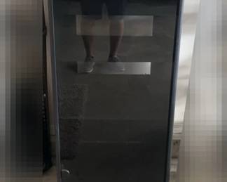Glass Front 4 Shelf Etertainment Cabinet