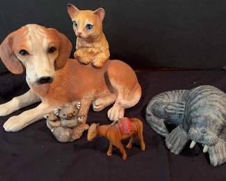 Lot Of 4 Animal Sculptures
