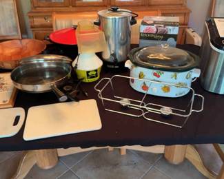 Kitchen Appliances And Cutting Boards