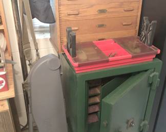 Green Antique Safe