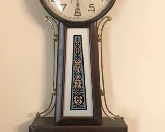 Antique Bandjo Clock.