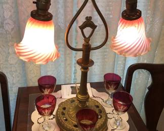 Lighted Lamp.