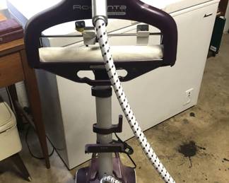 Steam Iron with Stand. Chest Freezer.