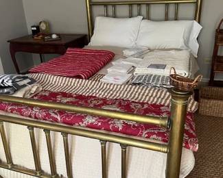 Beautiful brass bed!