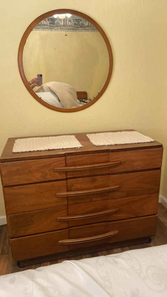 MidCentury Dresser and Mirror
