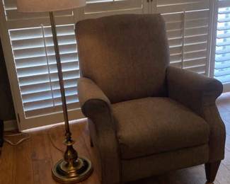 Reclining Chair And Lamp