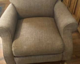 Tweed Fabric Manual Reclining Chair