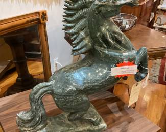 Horse marble sculpture 23.5β x 25.5β x 7.5β $1000 + tax