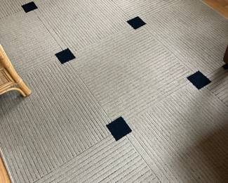 matt woven small area rug, 3 x 5. $30