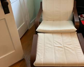 2 chairs and footstool $60